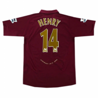 Henry #14 Retro Arsenal Home Jersey 2005/06
