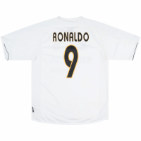 Ronaldo #9 Retro Real Madrid Home Jersey 2003/04