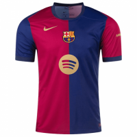 [Super Replica] Barcelona Home Spotify Logo Without Text Jersey 2024/25