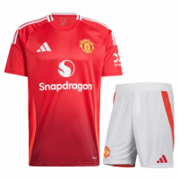 [Super Replica] Manchester United Home Kit(Jersey+Shorts) 2024/25