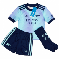 Kids Arsenal Third Full Kit(Jersey+Shorts+Socks) 2024/25