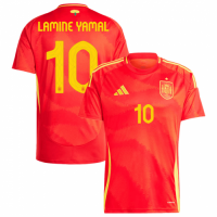 LAMINE YAMAL #10 Spain Home Jersey Euro 2024