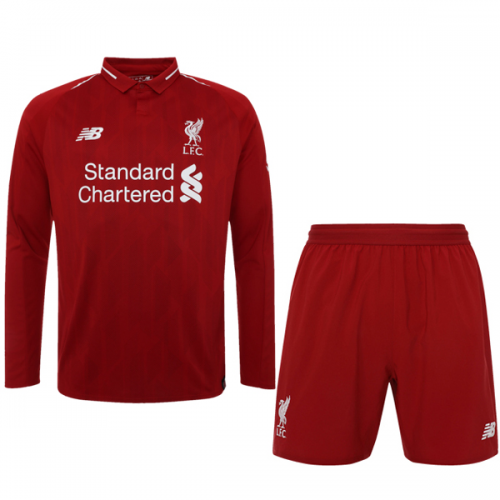 liverpool home kit 18 19 long sleeve