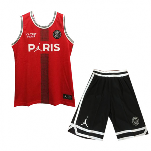 psg jordan red jersey