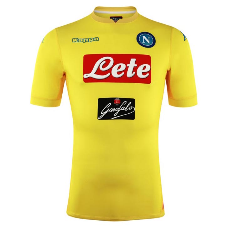 napoli home and away kit