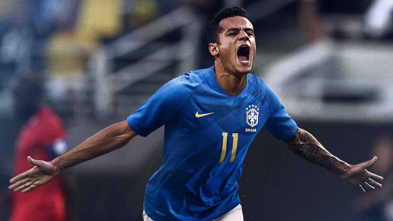 brazil soccer jersey blue