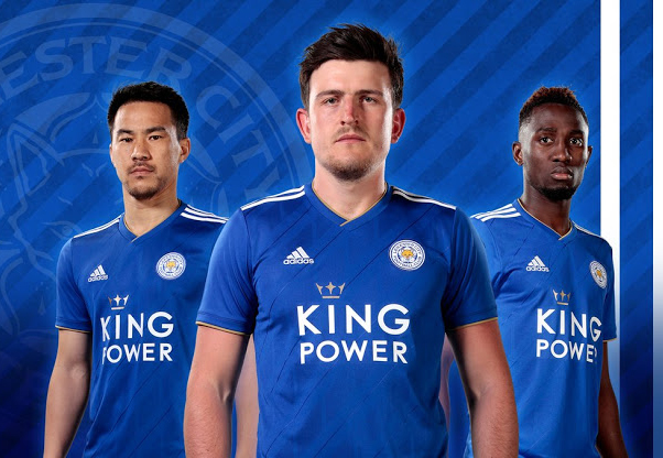 leicester city home jersey